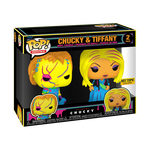Pop! Chucky & Tiffany (Black Light) 2-Pack, , hi-res view 2